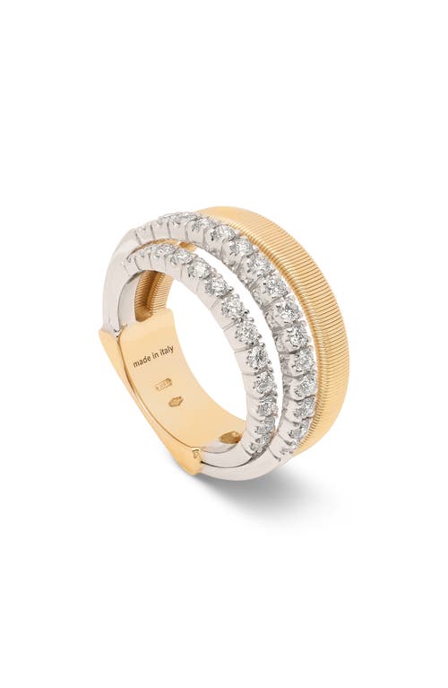 Marco Bicego Women's Masai Two-tone 18k Gold & 0.84 Tcw Diamond Cocktail Ring In Yellow Gold/diamond