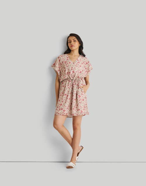 Reistor Relaxed Drawstring Dress In Petal Fusion