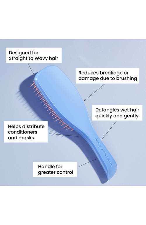 Shop Tangle Teezer Ultimate Detangler Hairbrush In Blue/peach