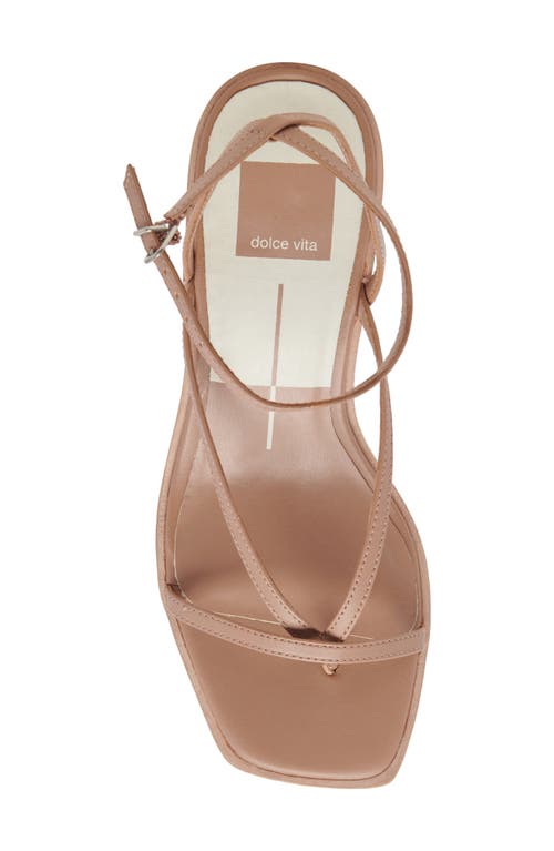 Dolce Vita Banita Ankle Strap Sandal In Cafe Leather