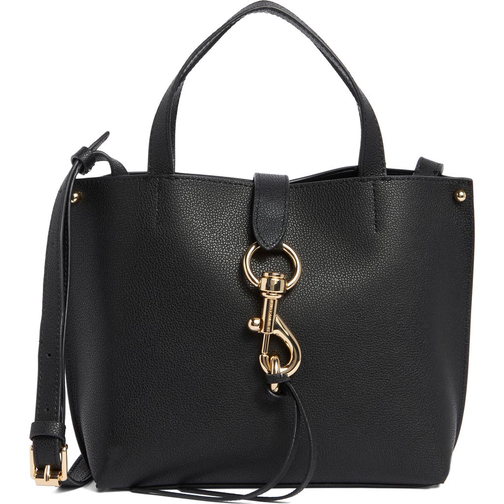 Rebecca Minkoff Megan Mini Tote Crossbody Bag In Black