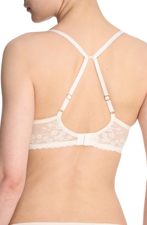 Shop Natori Cherry Blossom Convertible Underwire Bra In Ivory