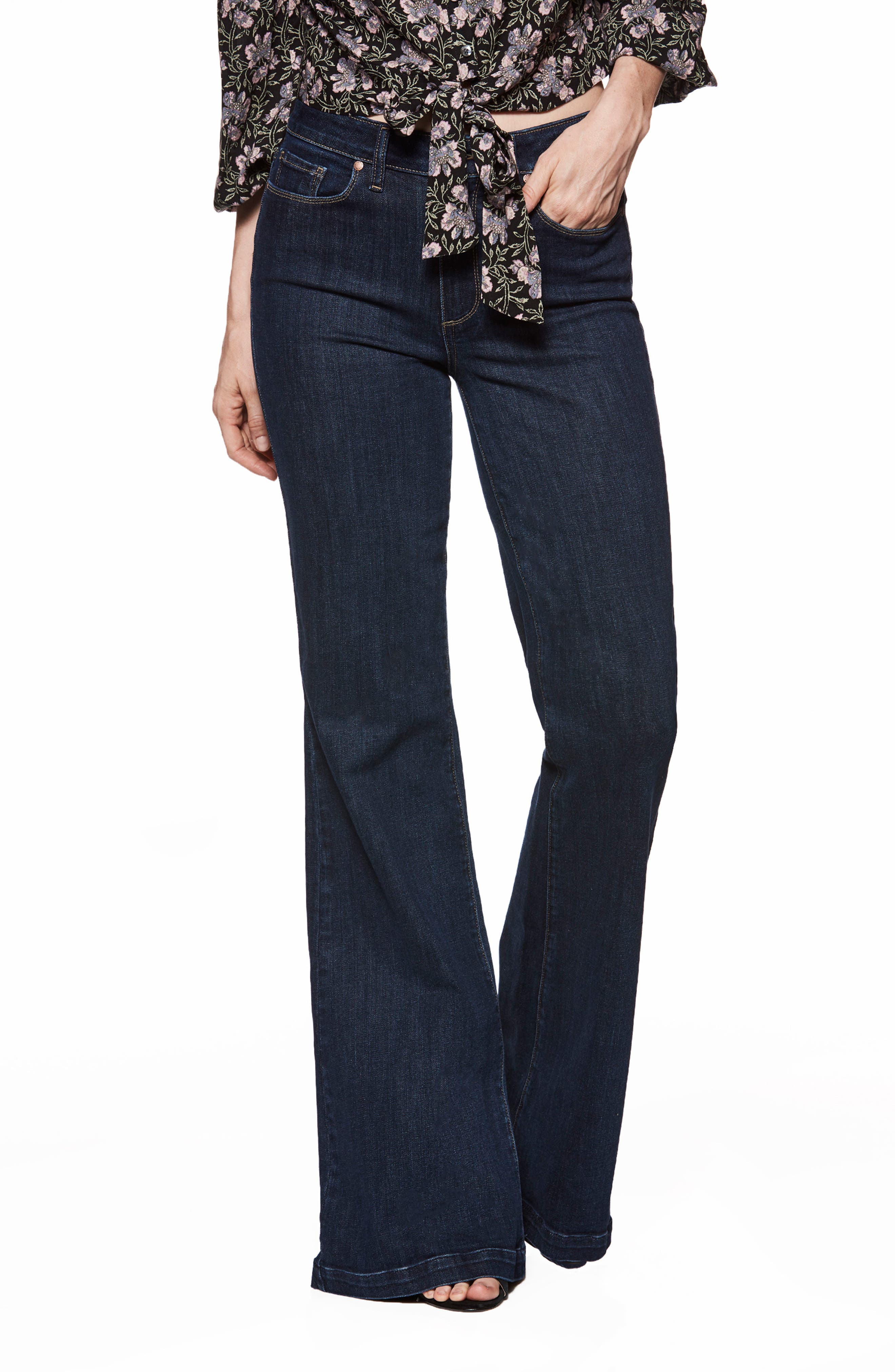 PAIGE Genevieve Flare Jeans (Darius) Nordstrom