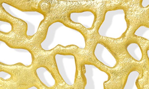 Tiramisu Golden Gleam Metallic Charger Plate In Gold