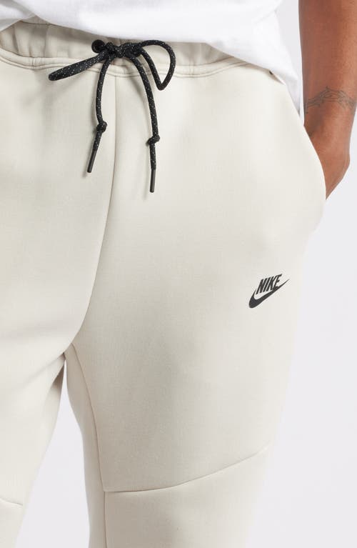 Shop Nike Tech Fleece Joggers In Light Orewood Brown/black