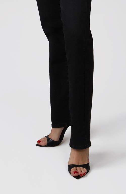 Lola Jeans Denver High Rise Straight Jeans In Black