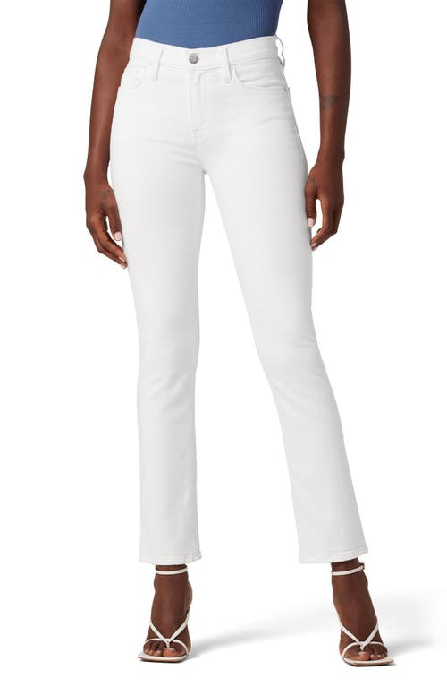 Hudson Jeans Nico Ankle Straight Leg Jeans in White