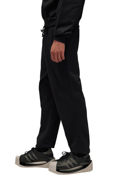 Shop Y-3 Brushed Terry Track Pants In Black