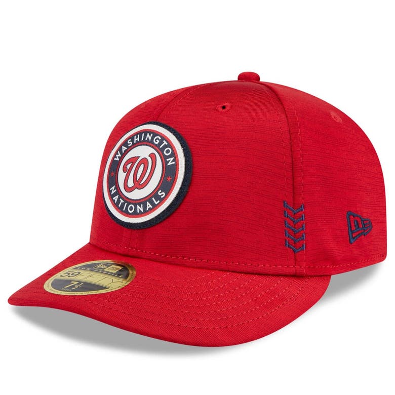 Shop New Era Red Washington Nationals 2024 Clubhouse Low Profile 59fifty Fitted Hat