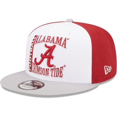 Men's New Era White Alabama Crimson Tide Campus Preferred 39THIRTY Flex Hat