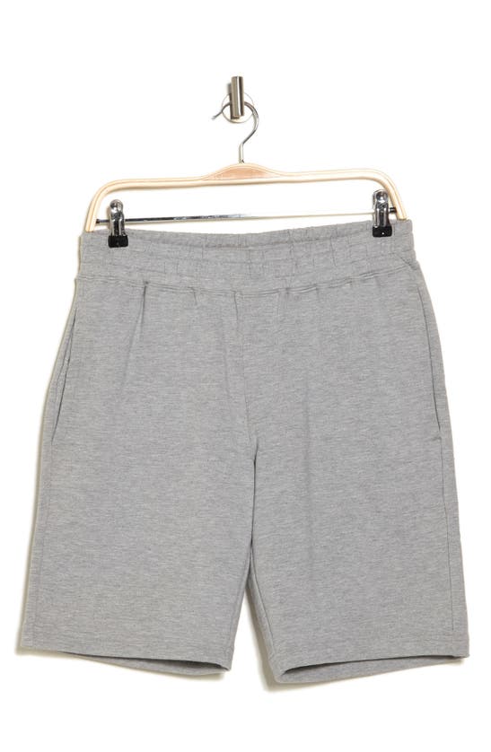 Travismathew Cloud Knit Shorts In Heather Light Grey