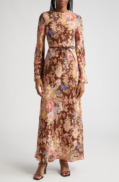 Zimmermann August Floral Plunge Midi Dress | Smart Closet