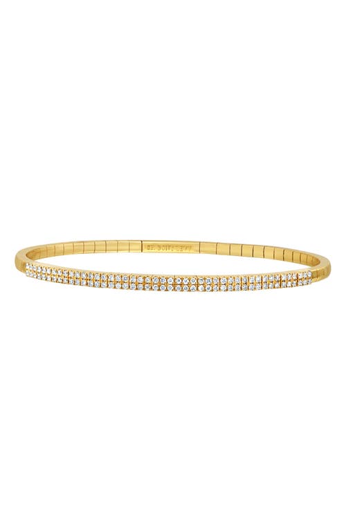 Bony Levy Audrey Diamond Stretch Bracelet In 18k Yellow Gold
