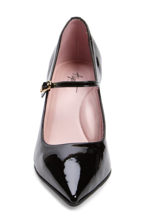 Naot Penny Pointed Toe Pump In Blackc Classic Patent
