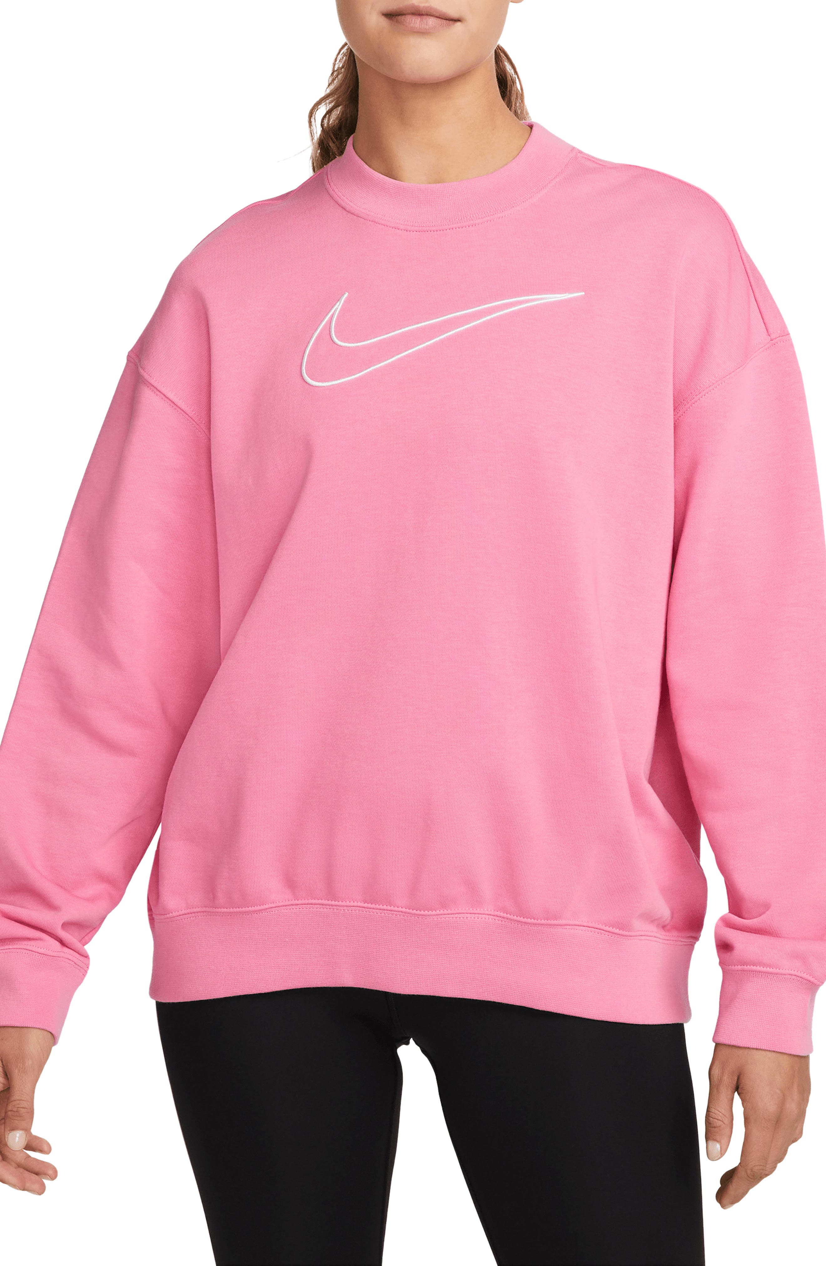 light pink nike crewneck