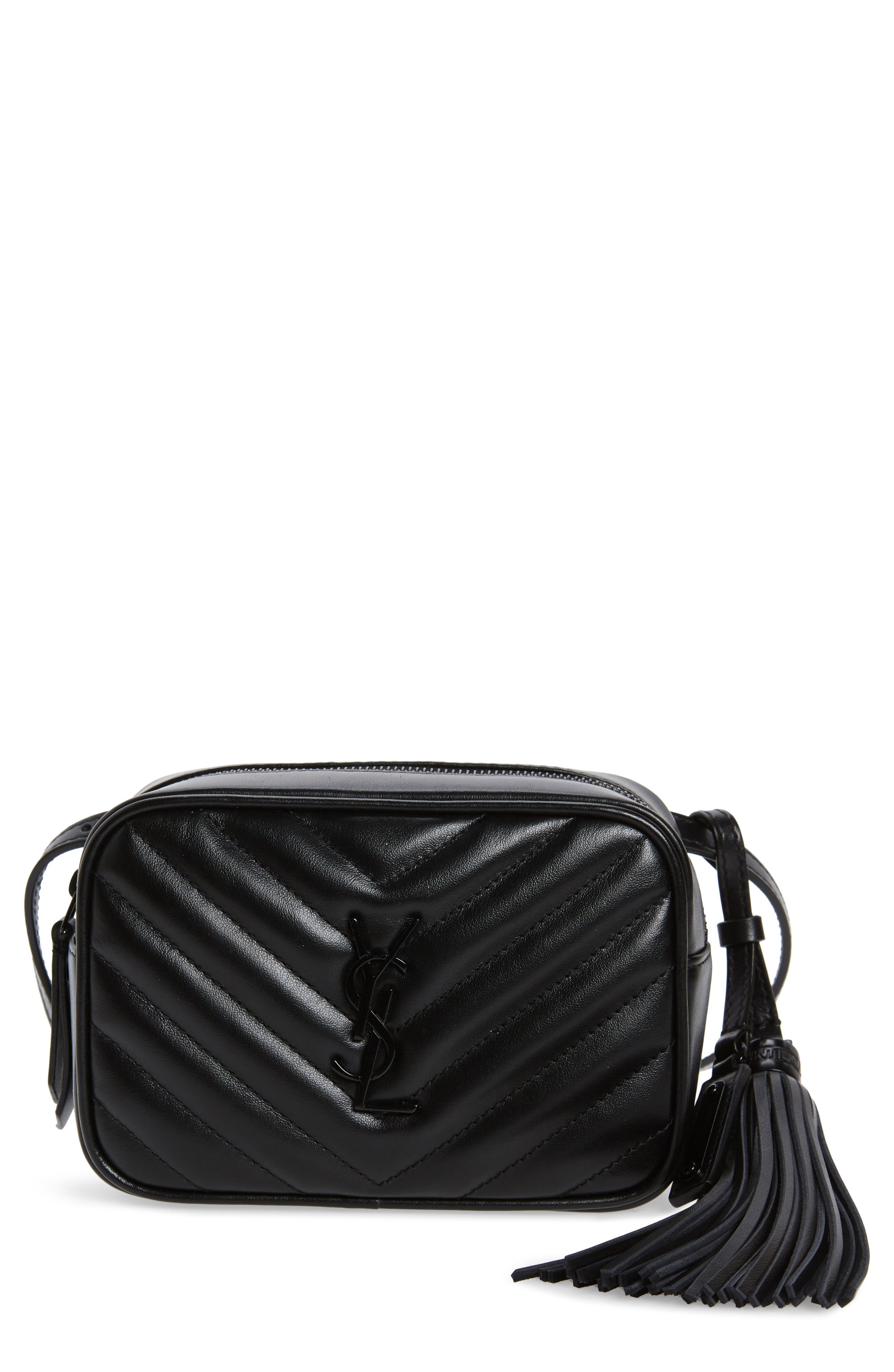 lou belt bag in matelassé leather