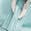 selected Turquoise Satin Silver color