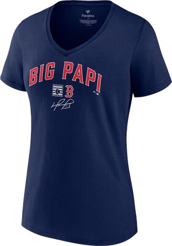 Men's Boston Red Sox David Ortiz Fanatics Branded Navy Big Papi Graphic T- Shirt