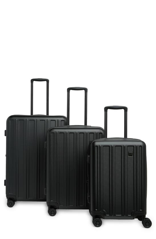 Shop Calpak Wandr 3-piece Luggage Set In Black