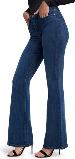 Good American Good Legs Flare Jeans Nordstrom