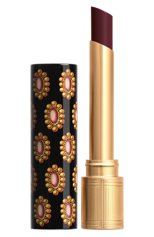Gucci Rouge de Beauté Brillant Glow & Care Lipstick in 714 Jody Wild Mauve at Nordstrom
