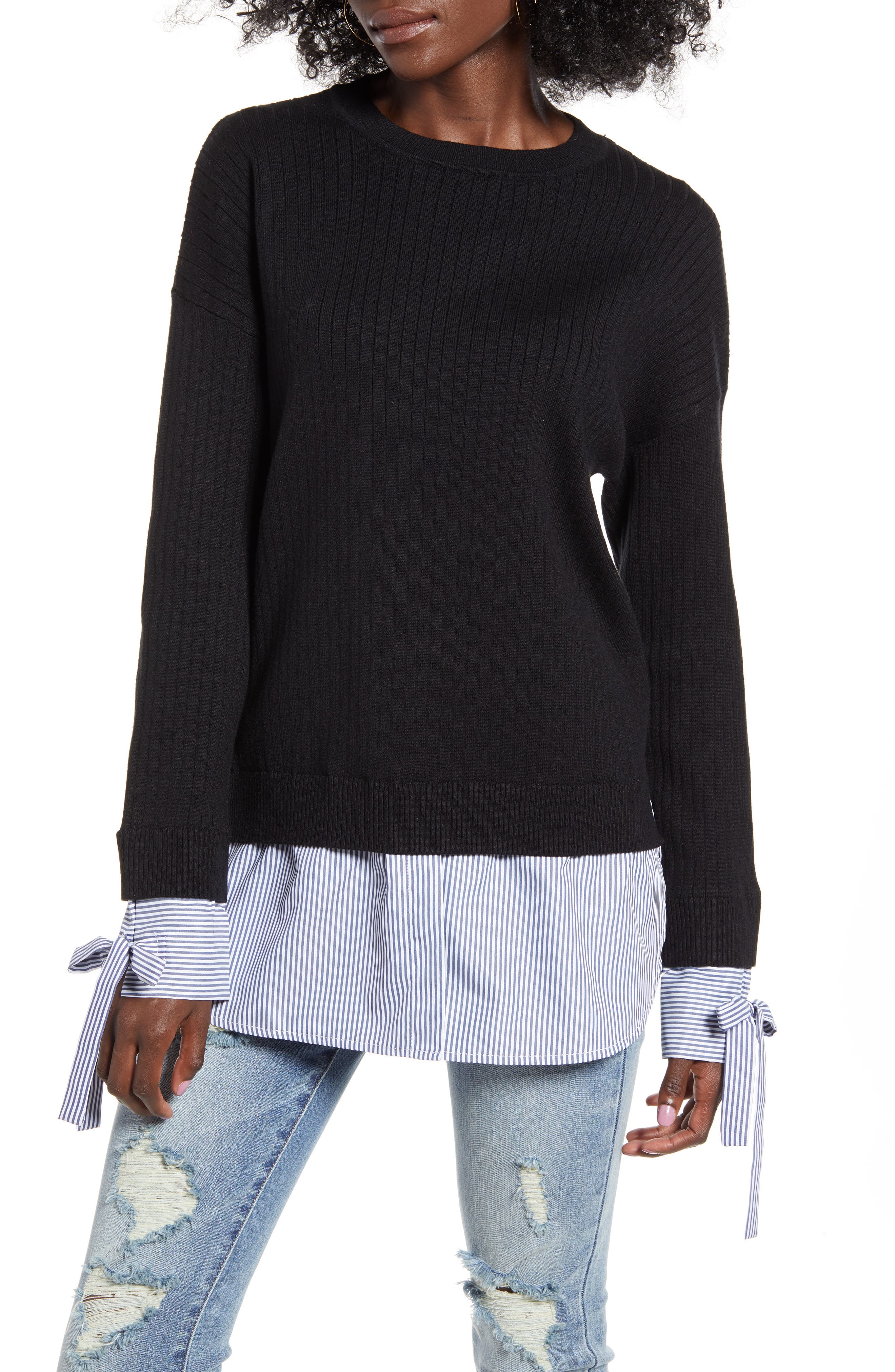 english factory turtleneck ribbed sweater