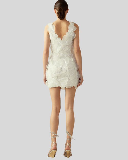 Shop Cynthia Rowley Elle Embellished Heart Dress In White