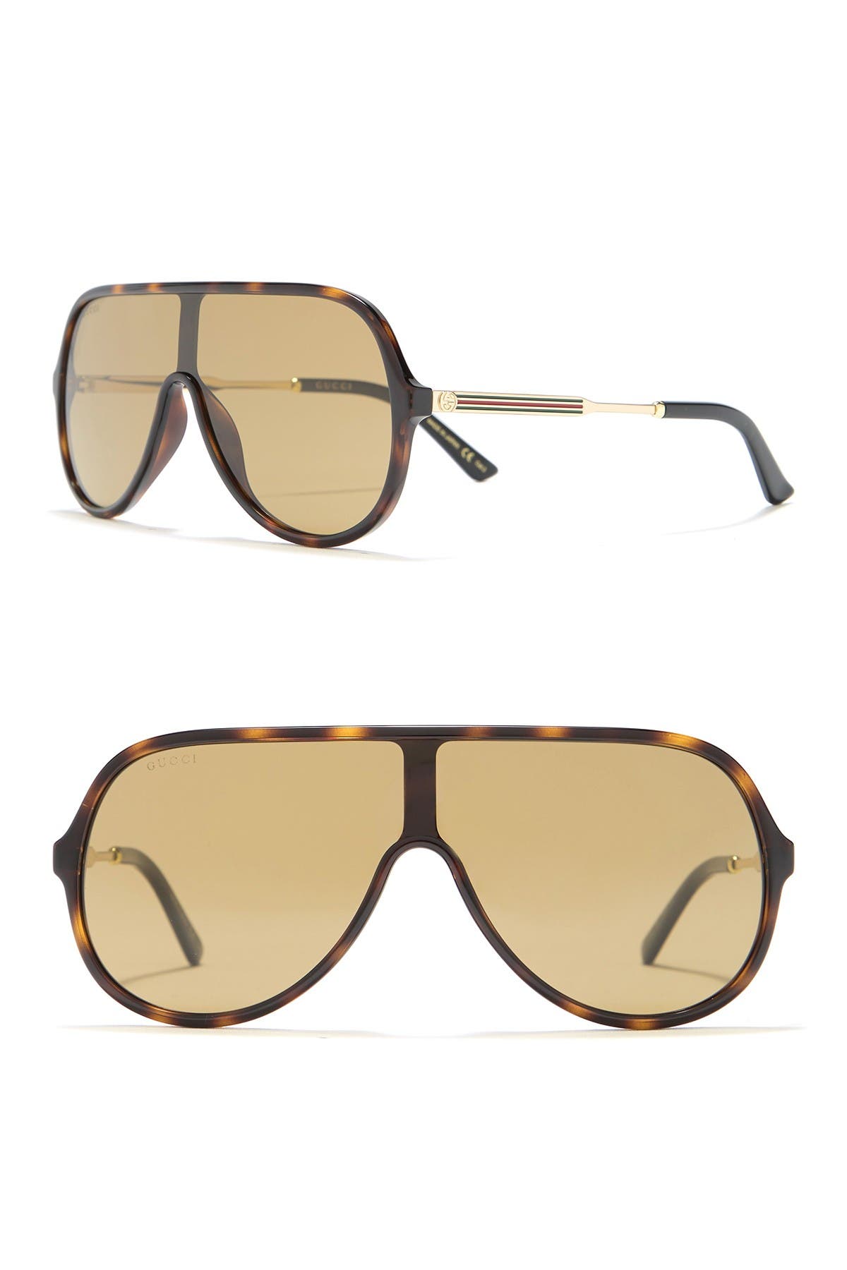 gucci 99mm shield sunglasses