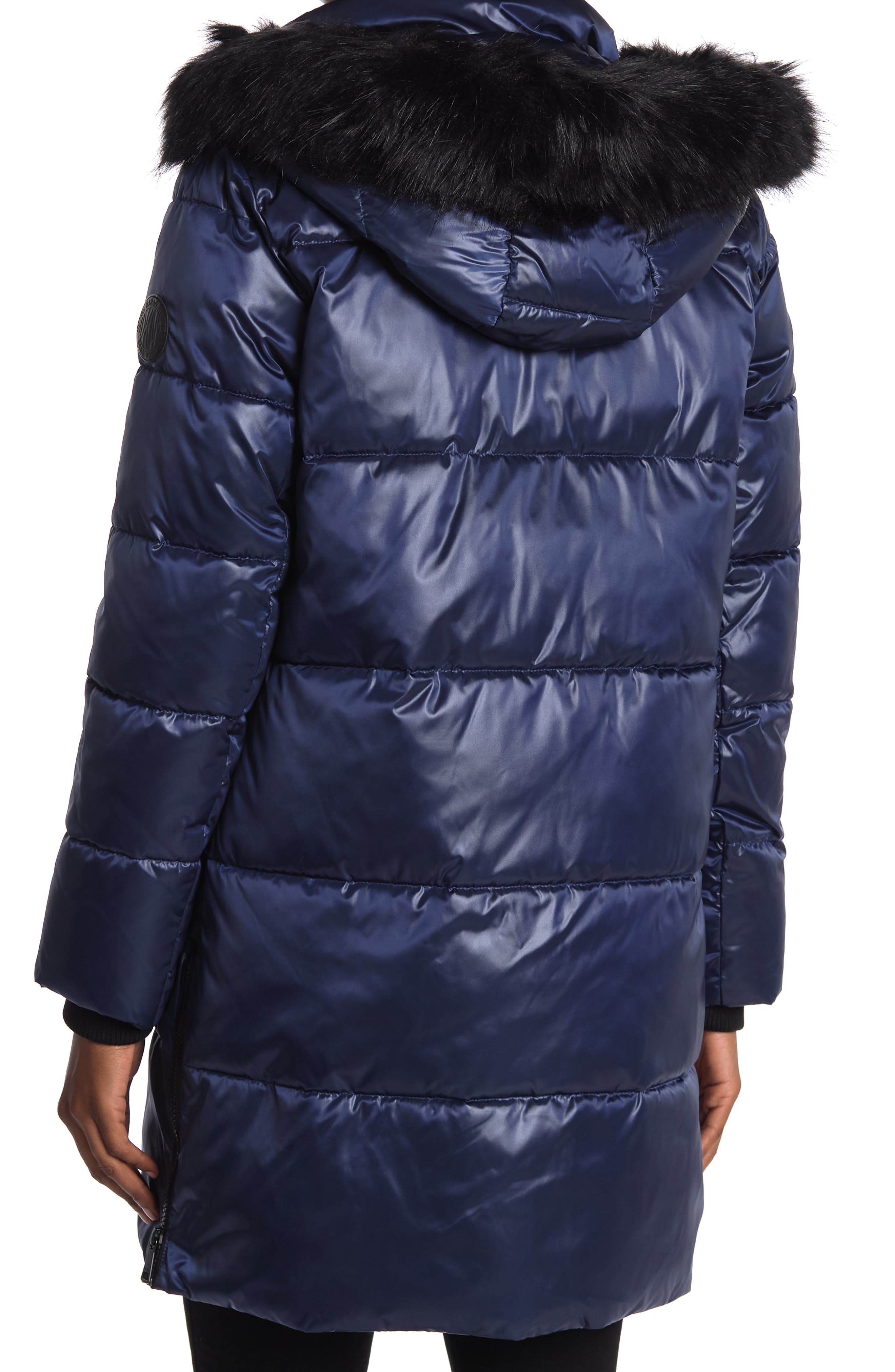 dkny blue coat