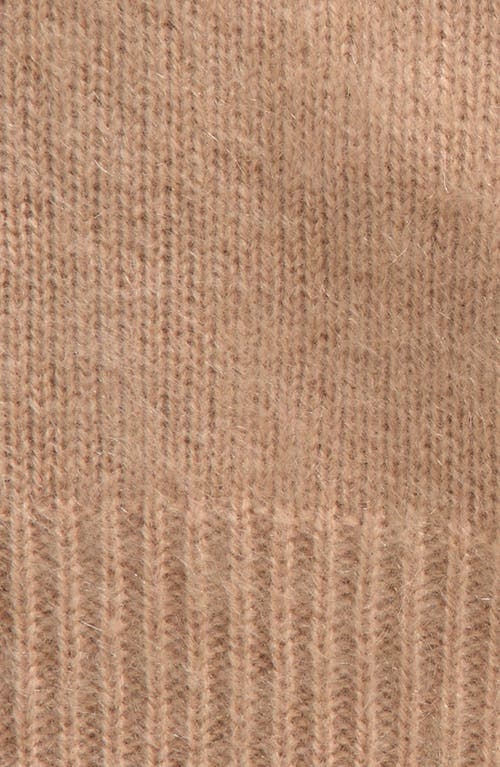 Shop Nordstrom Brushed Cashmere Tech Gloves In Camel