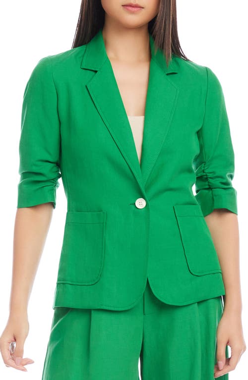 Karen Kane Ruched Sleeve Blazer at Nordstrom,