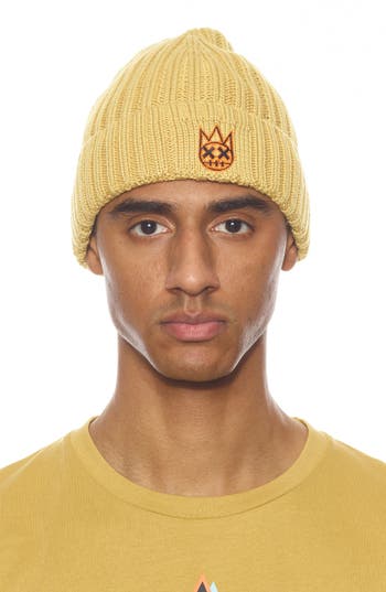 Cult Of Individuality Logo Beanie In Fall Leaf