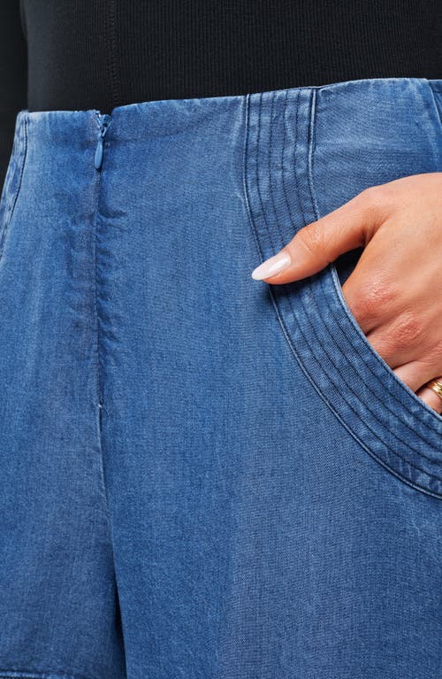 Travismathew Old Havana Chambray Shorts In Copen Blue