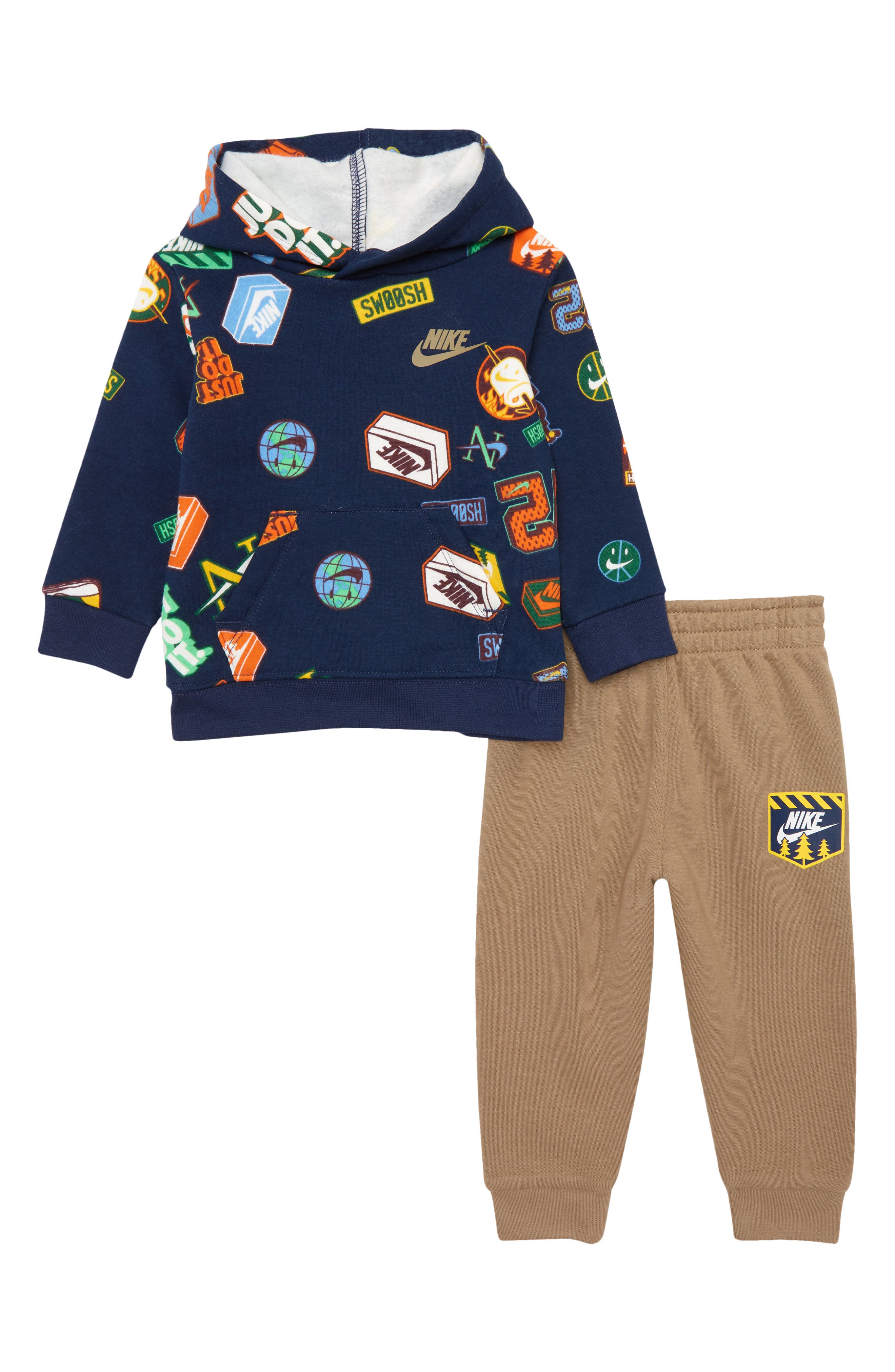 Nike Fleece Hoodie & Joggers Set Nordstrom