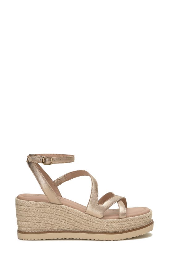 Shop Lucky Brand Carolie Platform Wedge Sandal In Stardust Etoile