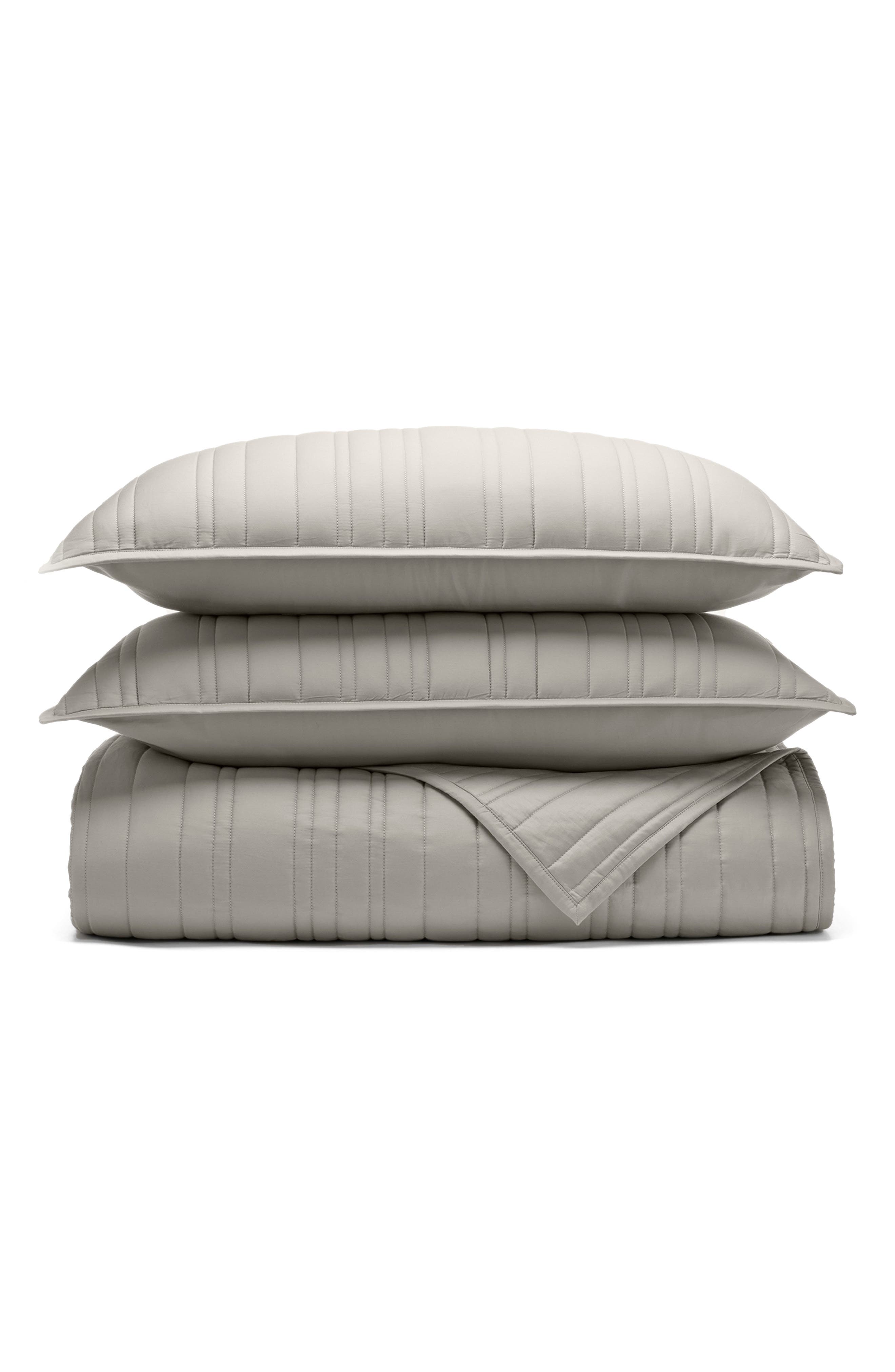 Boll &amp; Branch Signature Stripe Organic Cotton Quilt &amp; Sham Set | Nordstrom