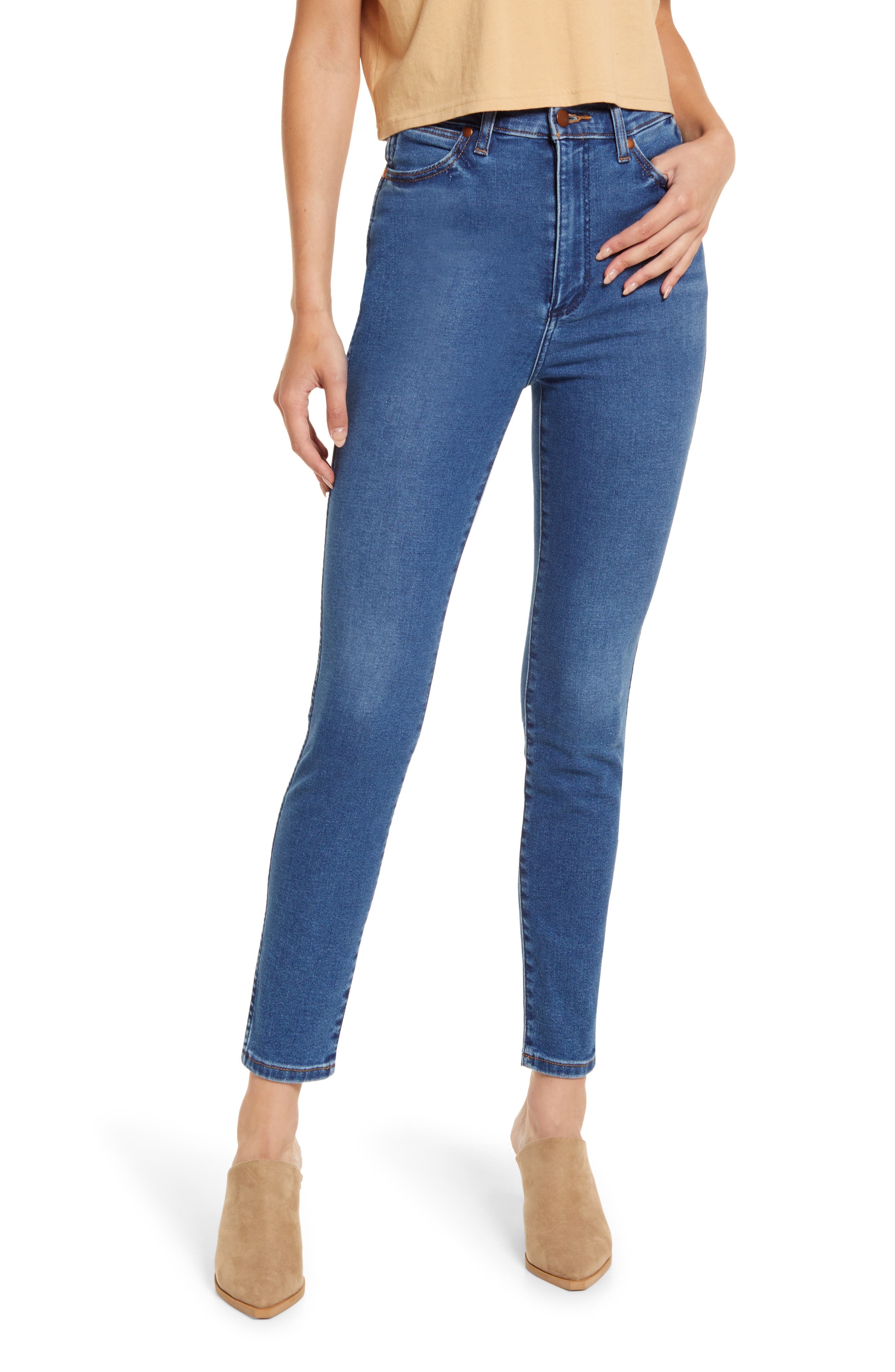 wrangler skinny high rise