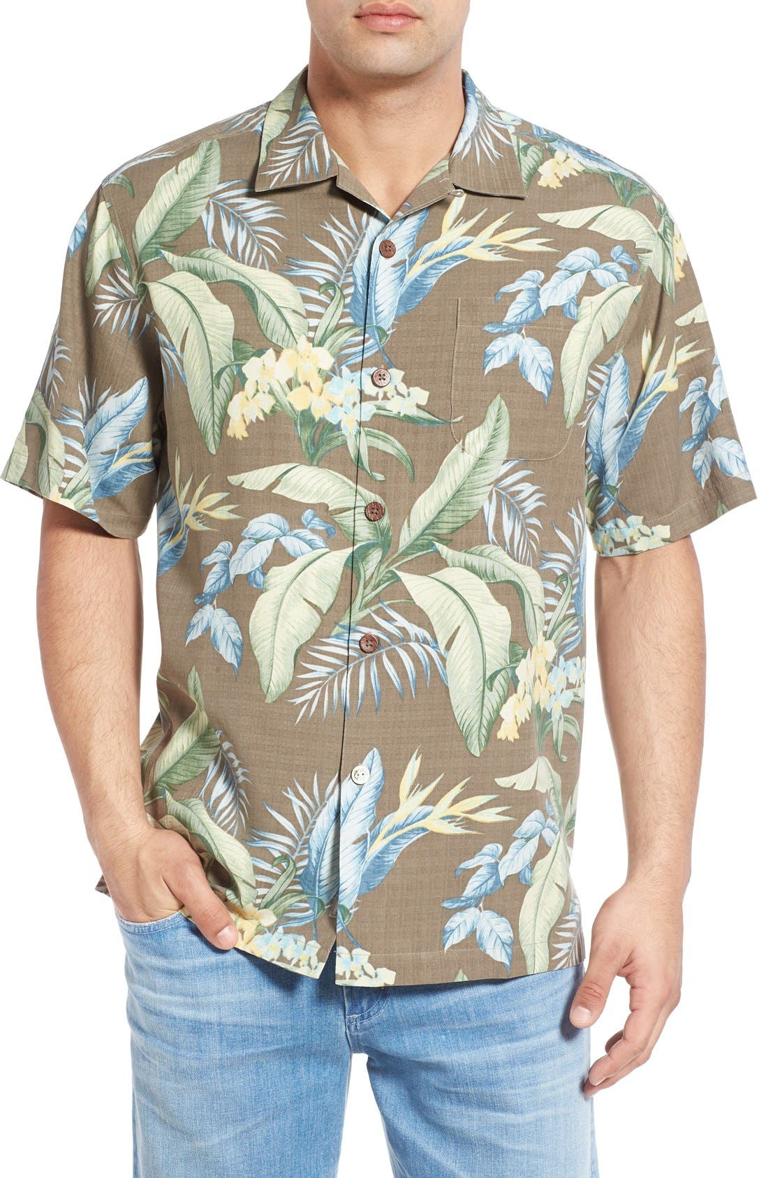 Tommy Bahama 'St. Tropez Olé' Original Fit Silk Camp Shirt Nordstrom
