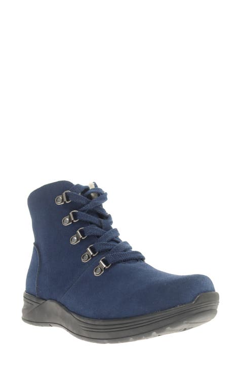 Womens navy blue snow on sale boots