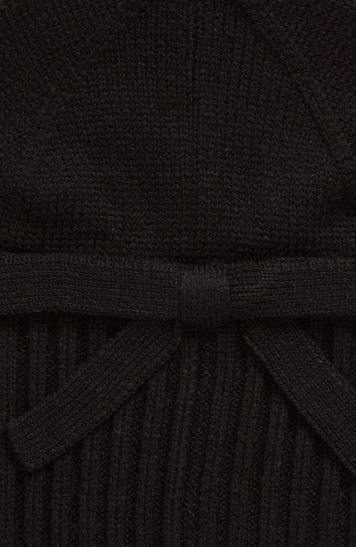 Kate Spade New York Bow Accent Beanie In Black