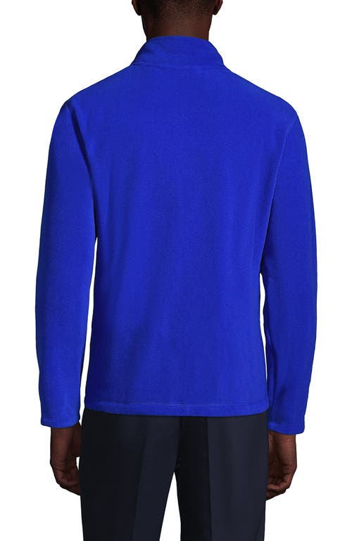Lands' End Full-zip Mid-weight Fleece Jacket In Cobalt