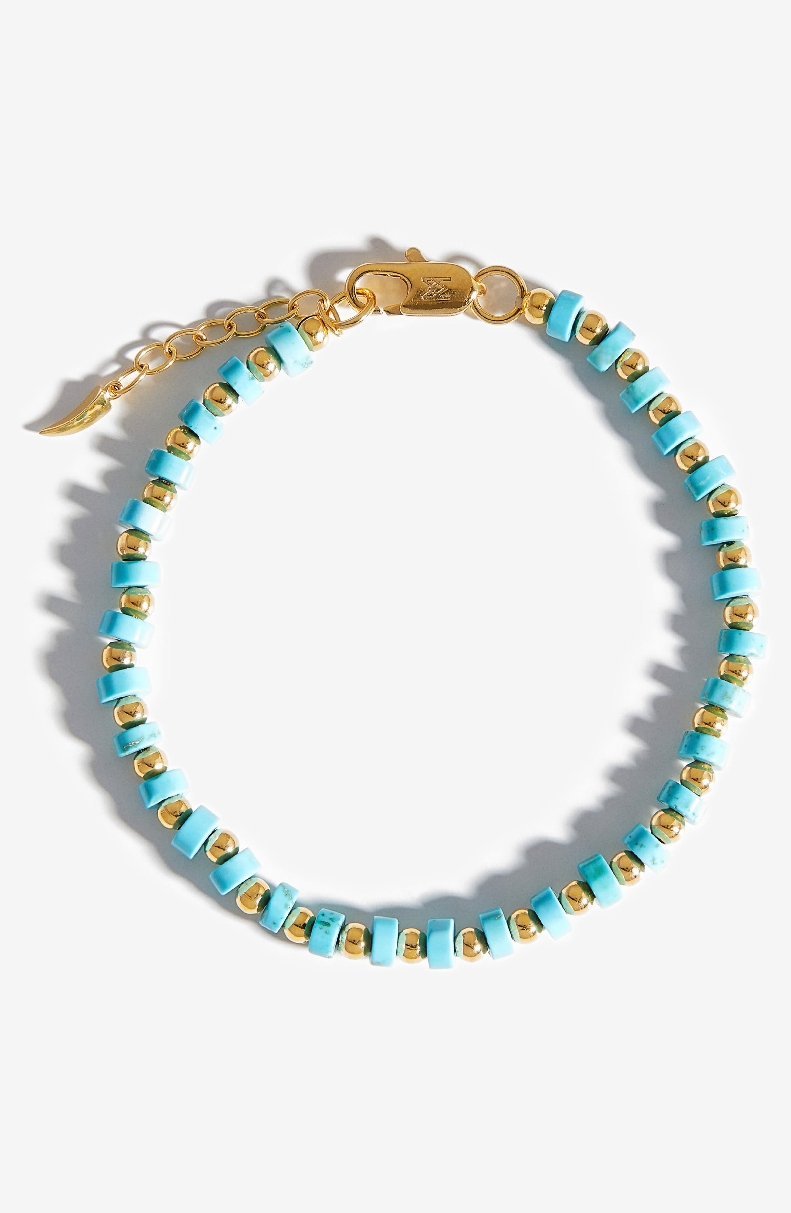 Donna Accessori Gioielli Braccialetti Bracelet fantaisie turquoise 