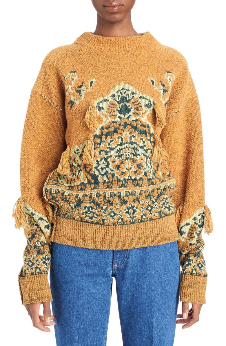 Toga Tassel Wool Blend Sweater | Nordstrom