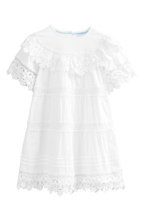 Girl White Dress 