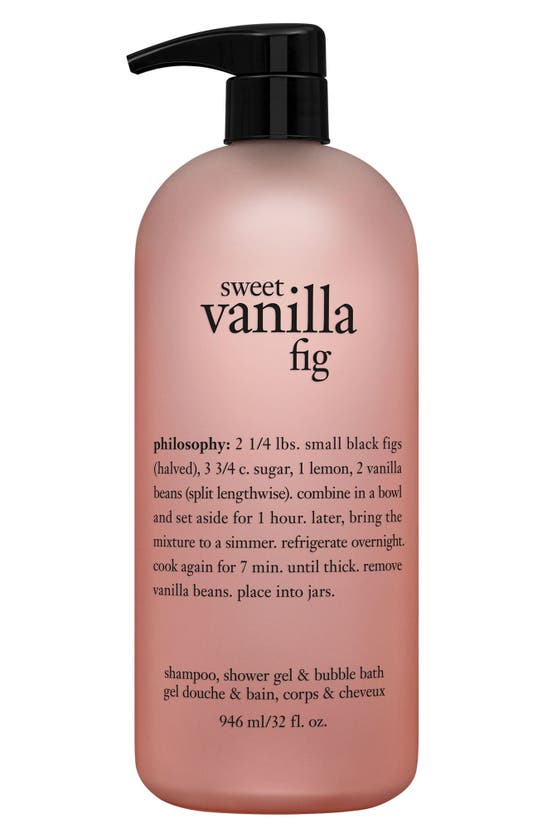 Shop Philosophy Sweet Vanilla Fig Shampoo, Bath And Shower Gel