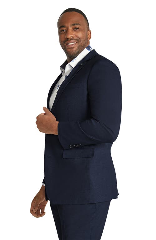 Johnny Bigg Diego Stretch Birdseye Suit Jacket In Royal