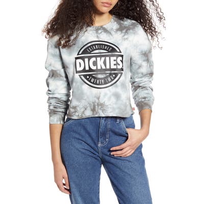 Dickies Logo Tie Dye Sweatshirt, Grey