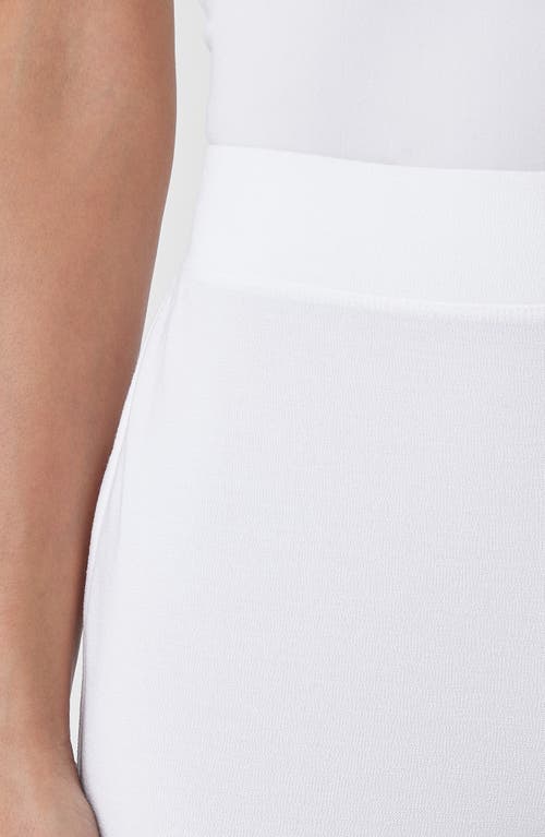 Shop Eileen Fisher High Waist Slim Crop Pants In White