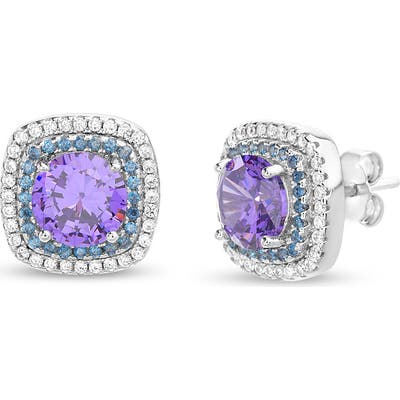 Lesa Michele Cubic Zirconia Stud Earrings