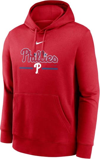 Philadelphia Phillies Nike MLB Hoodie - Large Red Cotton